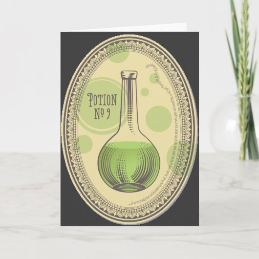 Potion no 9 Carte de voeux (Devant)