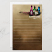 Potions de sorcières bouteilles papeterie (Devant / Derrière)