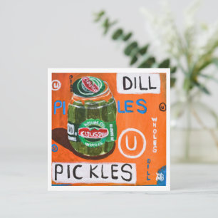 Potje augurken kaart