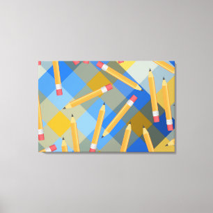 Potloden Canvas Afdruk