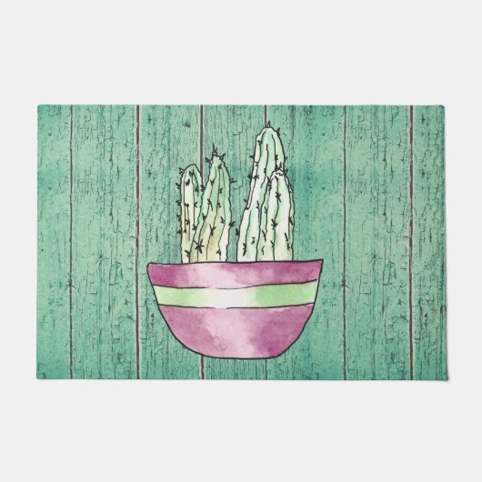 Potlood Cactus deurmat (Voorkant)