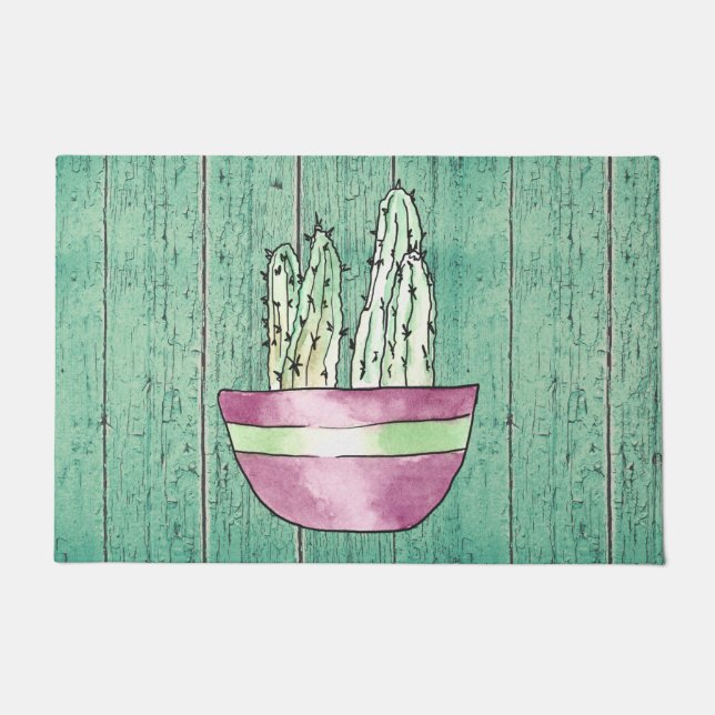 Potlood Cactus deurmat (Voorkant)