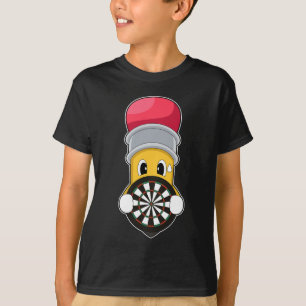 Potlood Darts Dartboard T-shirt