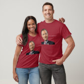 Potlood nek Adam Schiff grappige bug-eyed karikatu T-shirt (Unisex)