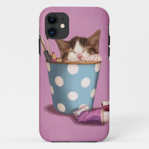 Potlood potje katje iPhone 11 hoesje
