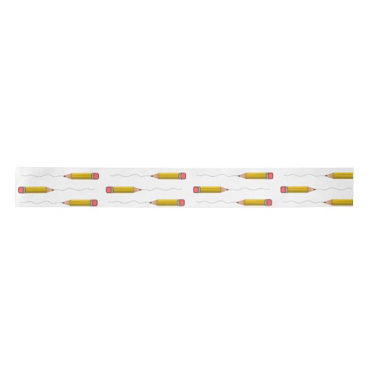 Potlood scrabble op wit lint (Voorkant)