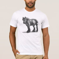 Potlood Tekening van conceptpaarden