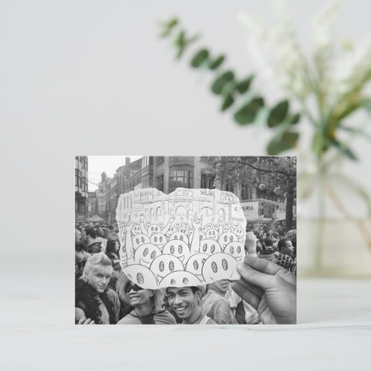 Potlood Vs Camera - Briefkaart (Staand voorkant)