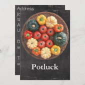 Potluck Kaart (Voorkant / Achterkant)