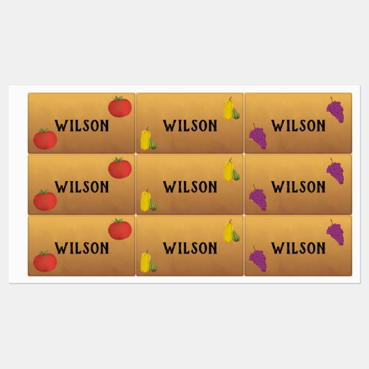 Potluck Labels (Vel)