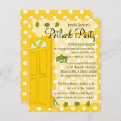 Potluck Party Kaart (Voorkant / Achterkant)