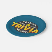 Potluck Trivia avondfeest bij elkaar Papieren Bordje (Gekanteld)