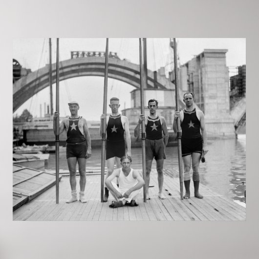 Potomac Boat Club Crew, 1921 Poster (Voorkant)