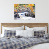 Potomac in oktober Canvas Print (Insitu (Slaapkamer))