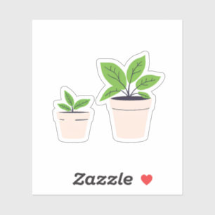 Potplanten Sticker