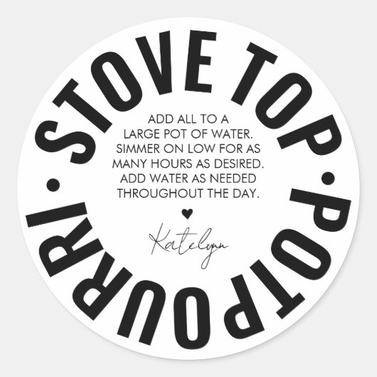 Potpourri Maison Vacances Moderne Simple Étiquette (Devant)