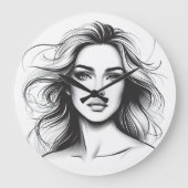 Potrait Design Belle horloge (Recto)