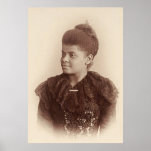Potrait of Ida B. Wells van Mary Garrity (1893) Poster