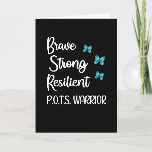 POTS Awareness Month Postural Tachycardia Syndrome Kaart (Voorkant)