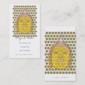 Pots Bouddha Pop Moderne Zen Stylish Carte de prof (Devant / Derrière)