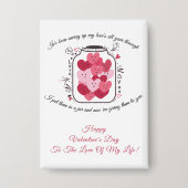Pots d'amour Badge de la Saint-Valentin (Recto)