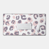 Pots de guépard rose et gris (Clavier et souris)