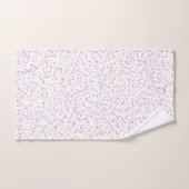 Pots de pois rose et violet doux au Berry (Serviette à main)