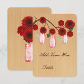 Pots en grès rouge rustique de campagne Cartes de  (Devant / Derrière)