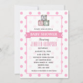 Pots et Baby shower Chevron Invitation (Devant)
