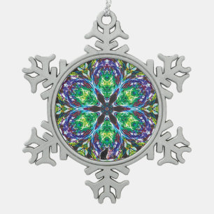 Pots Kaleidoscope Snowflake Ornement