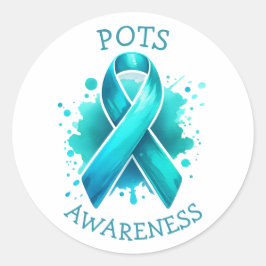 POTS Orthostatische tachycardie syndroom Ronde Sticker