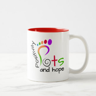 POTS - Positiviteit en Hoop Tweekleurige Koffiemok