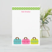 Pots Pots Polka - Cartes de notes personnalisées (Debout devant)