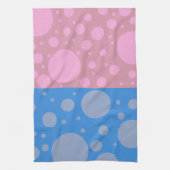 Pots Torchon bleu rose 40,6 cm x 61 cm (Vertical)