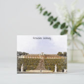Potsdam Duitsland Kasteel Sanssouci Briefkaart (Staand voorkant)