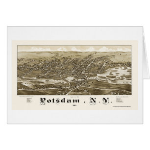 Potsdam, NY Panoramic Map - 1885