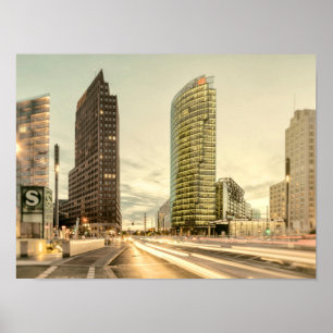 Potsdamer Platz in Berlijn, Duitsland Poster
