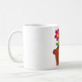 Potted Flower and Butterfly Coffee Mug (Gauche)