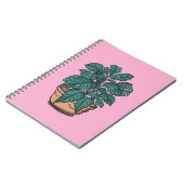 Potted Indoor plants tropical notebook Notitieboek (Linkerzijde)