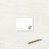 Potted Leafy House Planten Waterverf Botanisch Post-it® Notes (Op bureau)