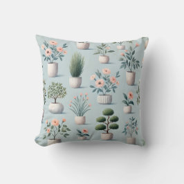 Potted Planten Print Design Kussen