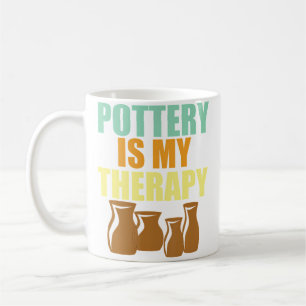 Pottenbakken Is Mijn Therapie T Shirt Koffiemok
