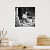 Potter ~ Amatenango del Valle, Chiapas, Mexico Poster (Keuken)