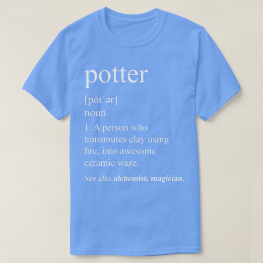 Potter-definitie T-shirt (Design voorkant)