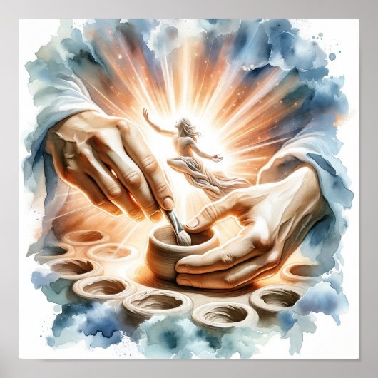 Potter en Clay Christelijk Art Poster (Voorkant)