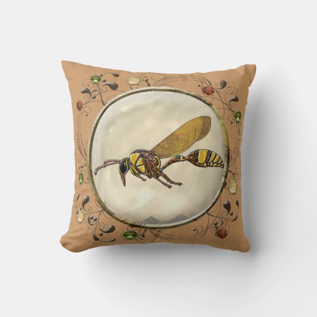 Potter Wasp Kussen (Voorkant)