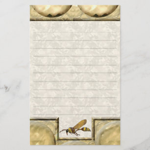 Potter Wasp Tan Lined Briefpapier