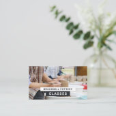 Potter Wheels, Pottery Classes, Potters Visitekaartje (Staand voorkant)