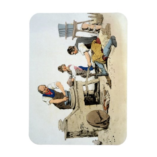 Potters, uit de uitgeverij "Costume of Great Brita Magneet (Verticaal)