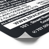 Potterwielen, Potterijklassen, Pottersreclame Poster (Hoek)